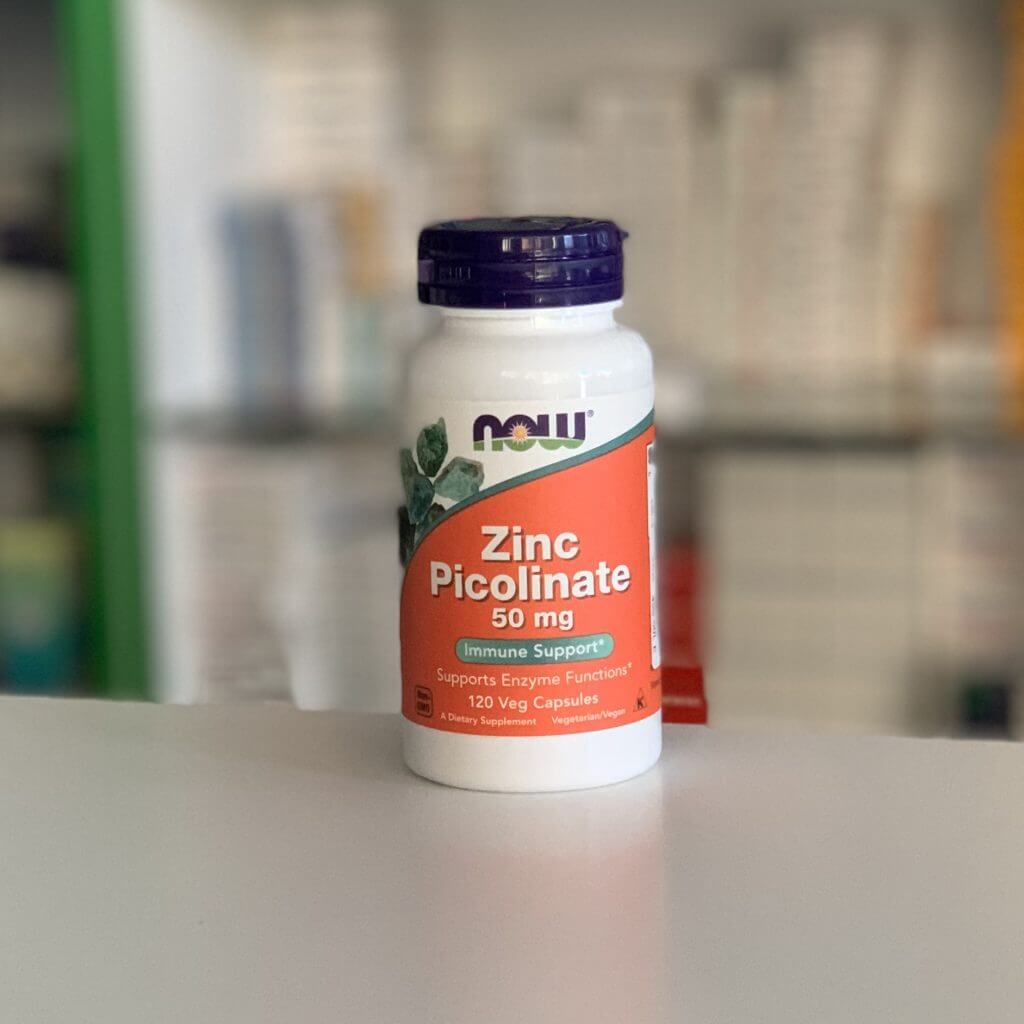 NOW Zinc Picolinate 50 mg 120 caps