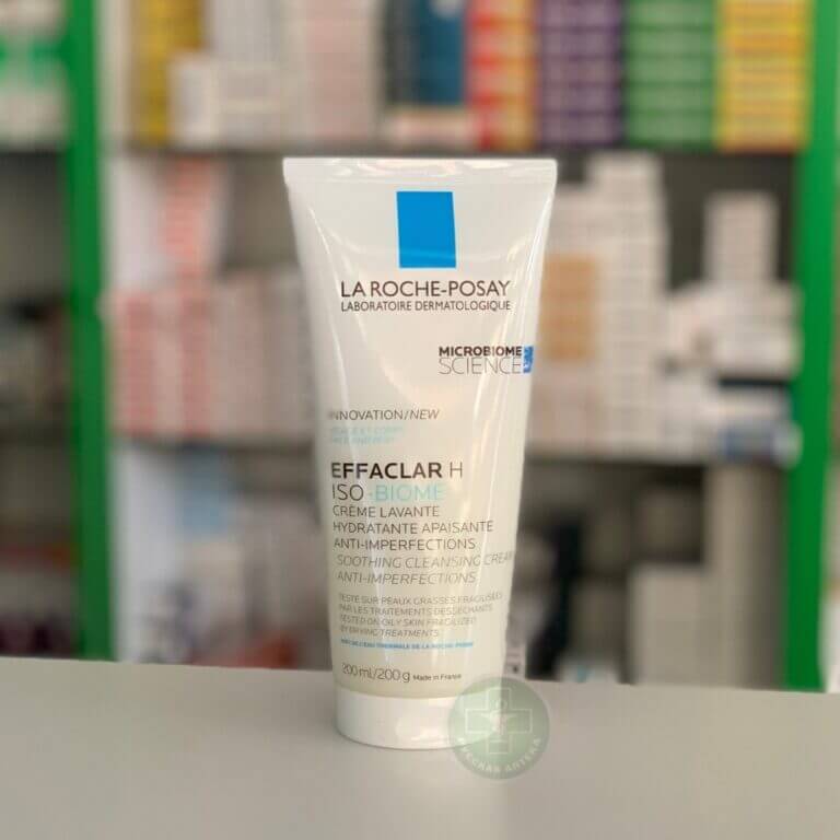 La Roche- PosayEffaclar H ISO-BIOME Soothing and Cleansing Cream, 200 ml