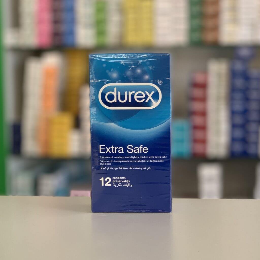 Durex Extra Safe, 12 latex condoms