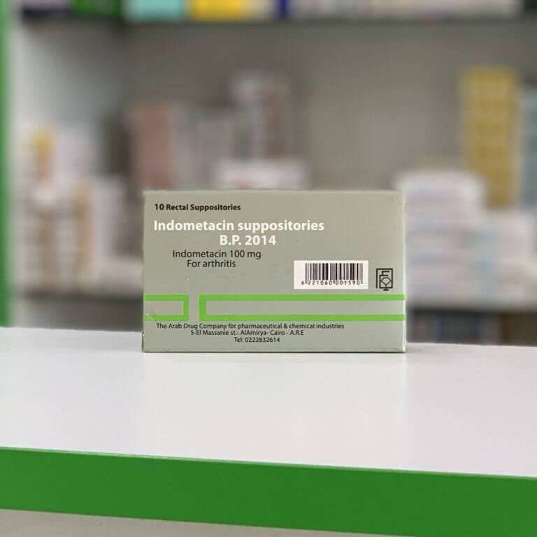 Indometacin 100 mg, 10 rectal suppositories