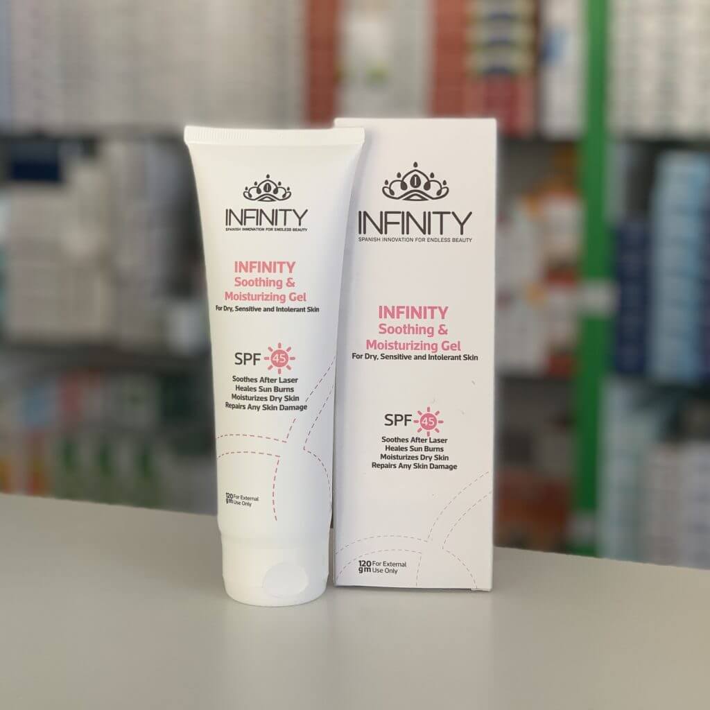 Infinity Soothing and Moisturizing Gel SPF 45+, 120 m