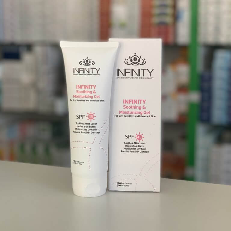 Infinity Soothing and Moisturizing Gel SPF 45+, 120 m