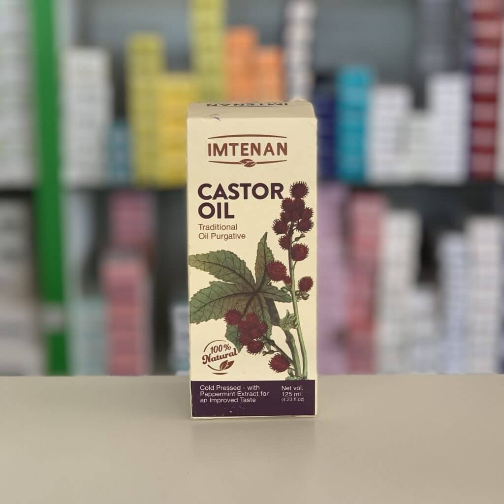 Имтенан Касторовое масло с эфирным маслом перечной мяты 125 мл 