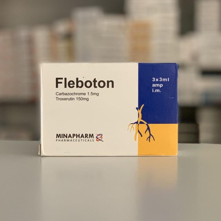 Fleboton 150 mg/1.5 mg, 3 ampoules