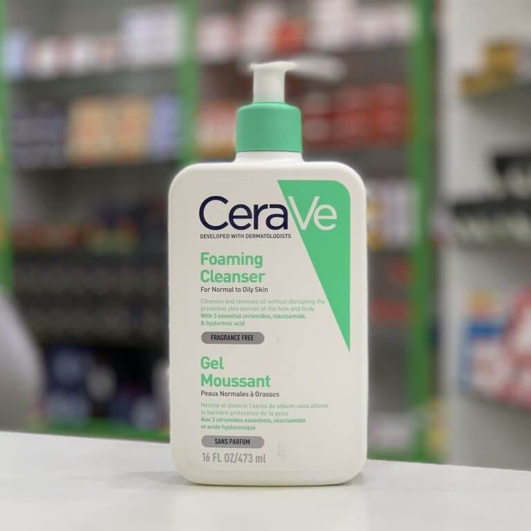 CeraVe Гель интенсивно очищающий для нормальной и жирной кожи 473мл