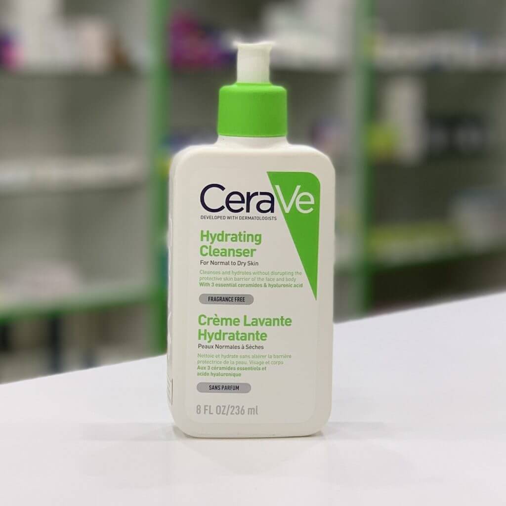 CeraVe Увлажняющее очищающее средство для нормальной и сухой кожи, 236 мл