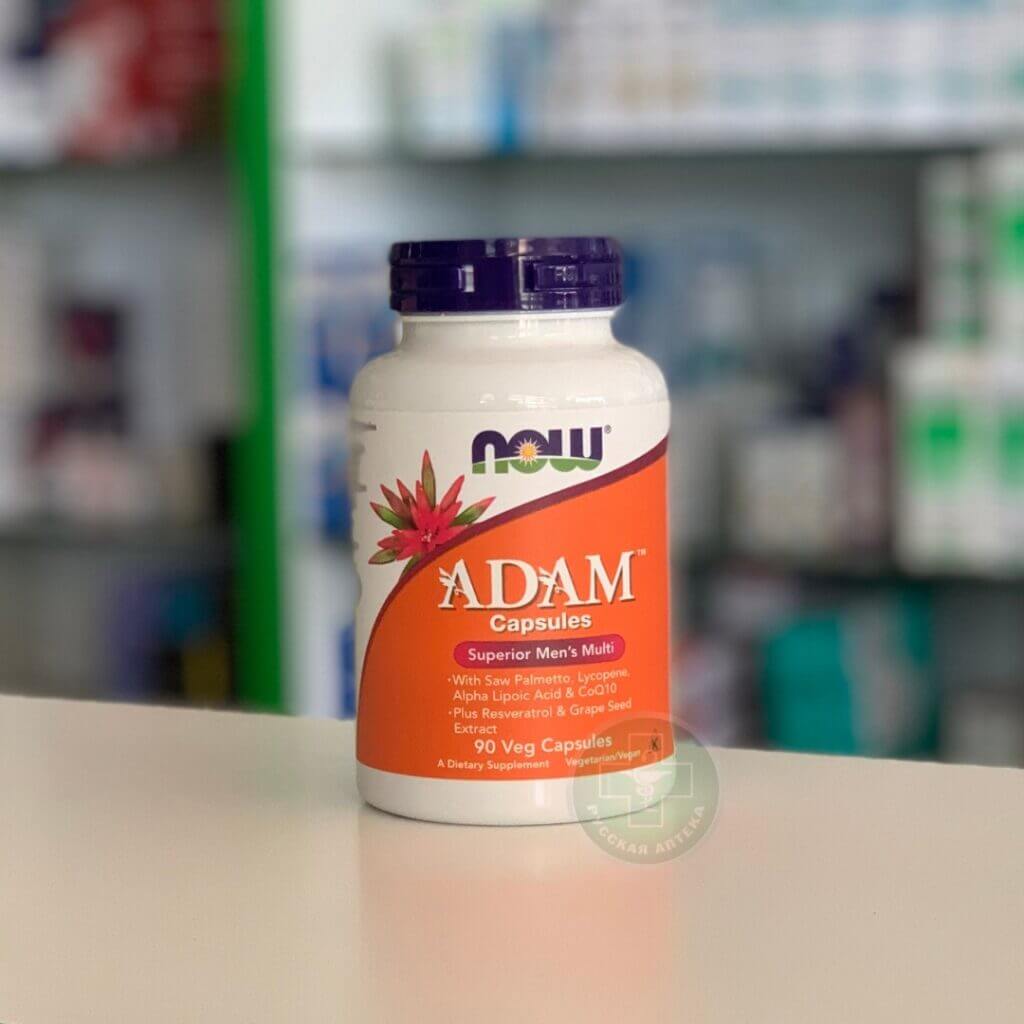 NOW ADAM Superior Men's Multivitamin 90 Veg Capsules