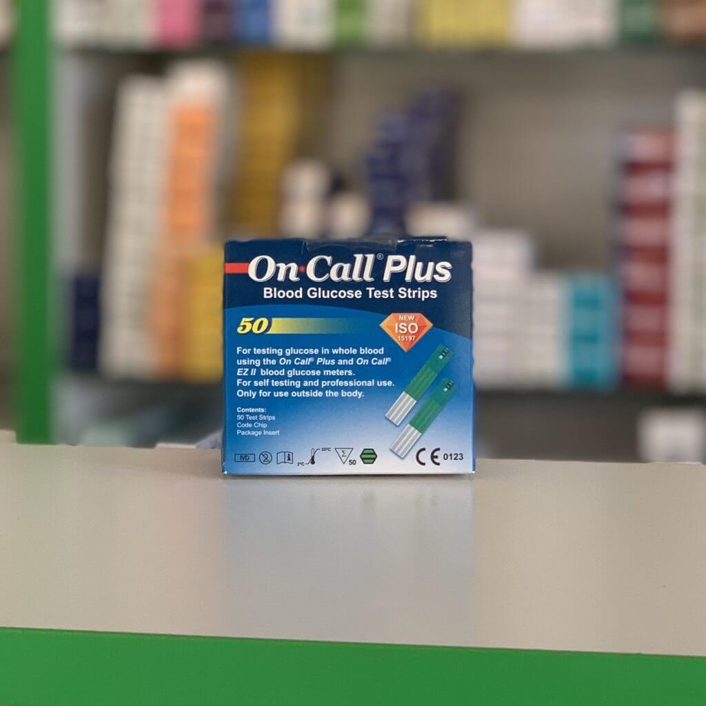 On Call Plus 50 test strips