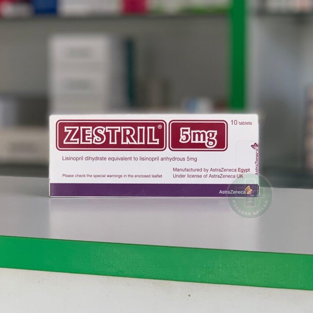 Zestril 5 mg 10 tablets