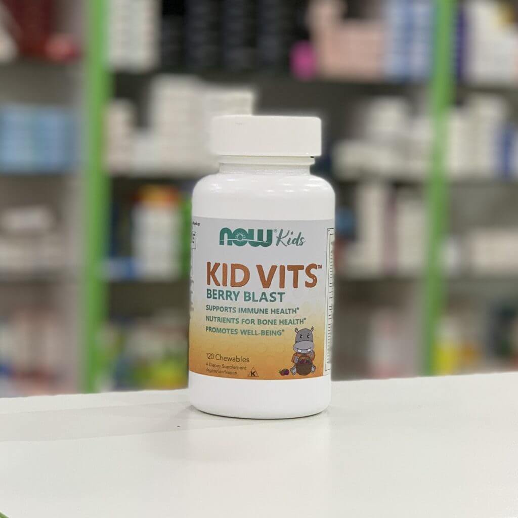 NOW Kid Vits Berry Blast, 120 Chewable gummies 