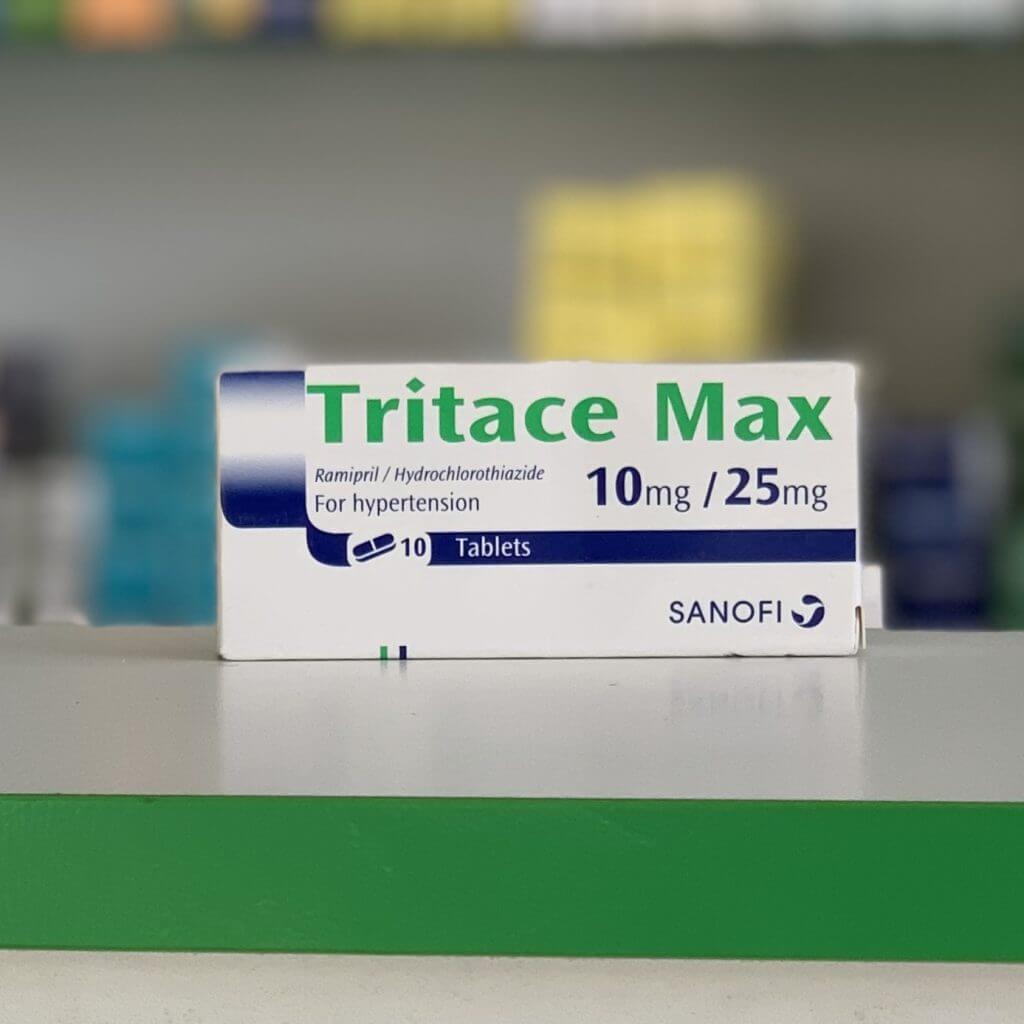 Tritace Max 10/25 mg 10 tablets
