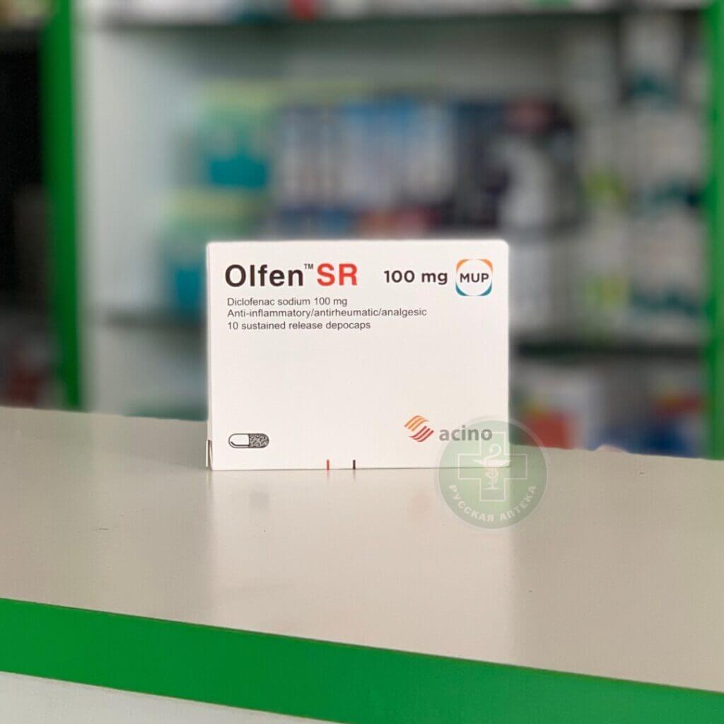 Olfen SR 100 mg, 10 caps