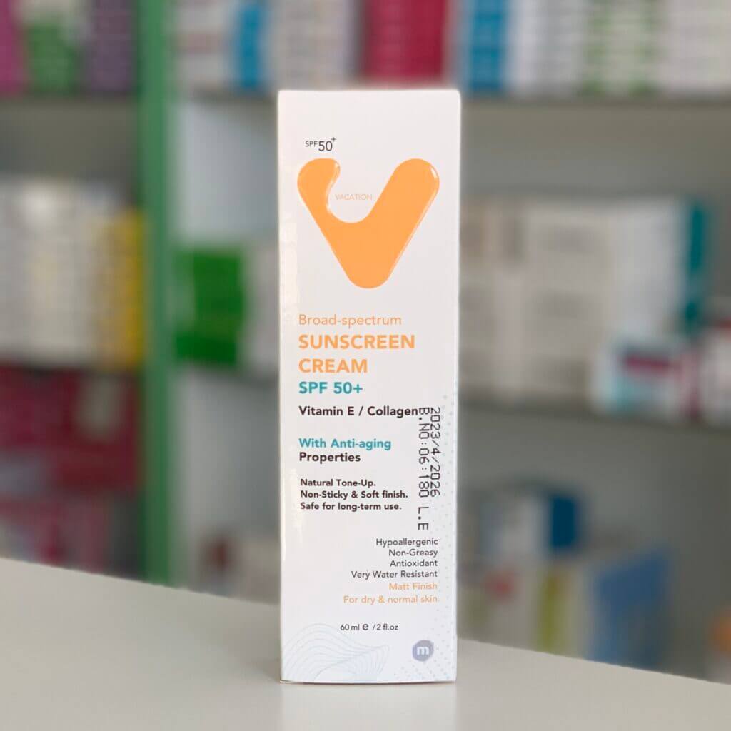 Вакейшен Солнцезащитный антивозрастной крем для нормальной и сухой кожи SPF 50+, 60 мл