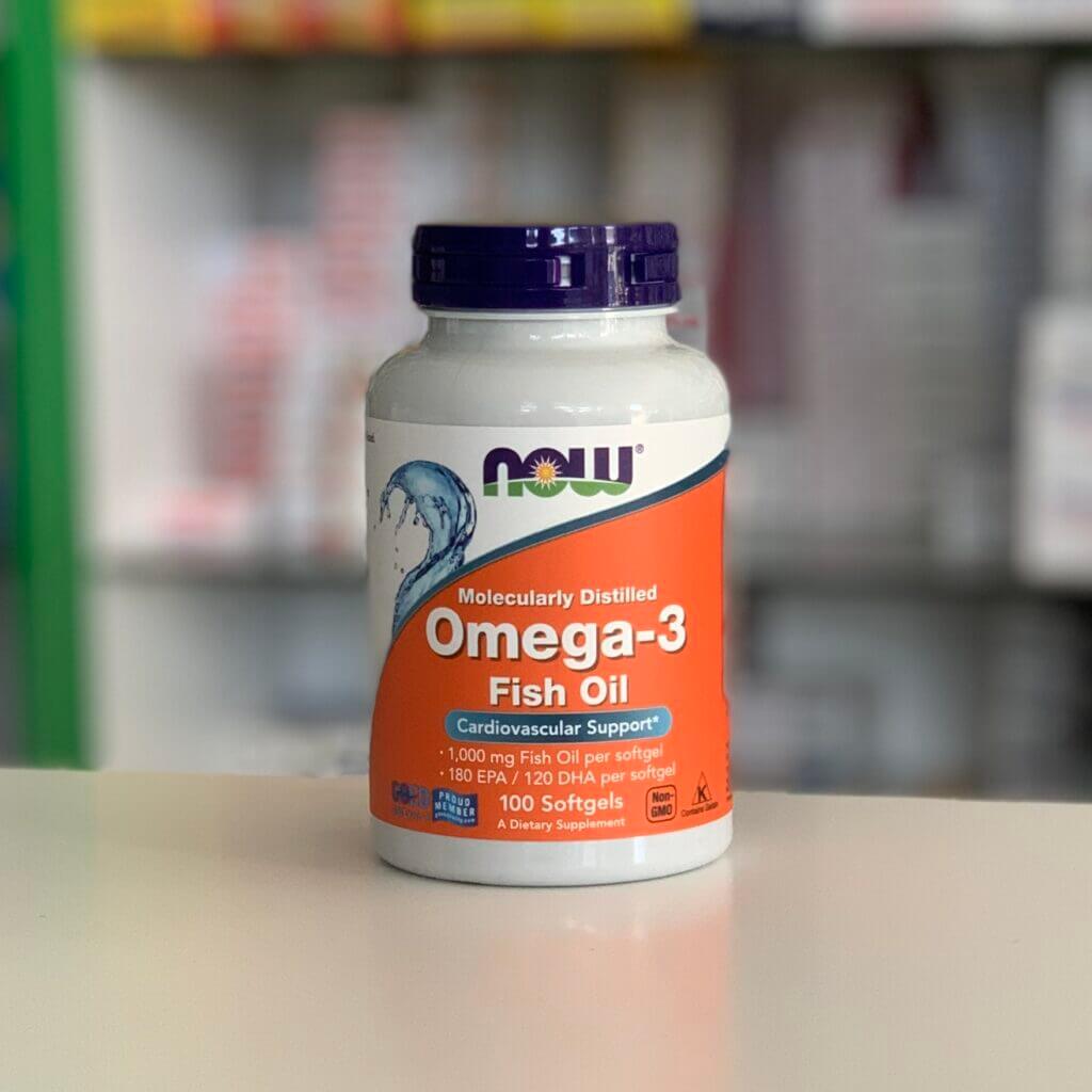 NOW Omega 3, 100 Softgels 