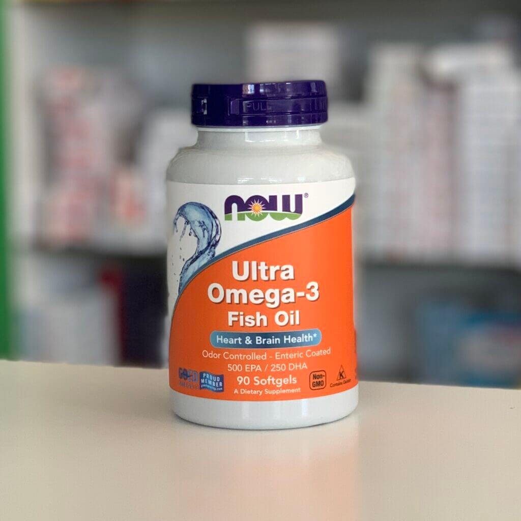 NOW Ультра Омега-3, 90 капсул