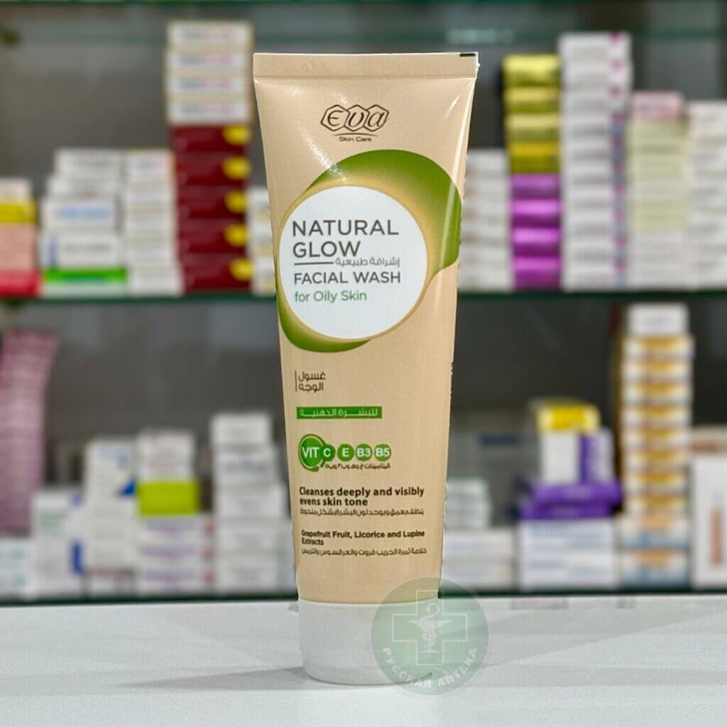 EVA Skin Care Natural Glow Facial Wash For Oily Skin 100 ml