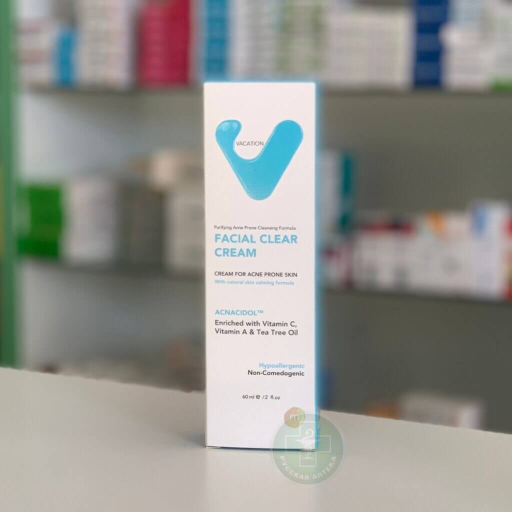 Vacation Acne prone skin cream with tea tree oil & salicylic acid 60 ml