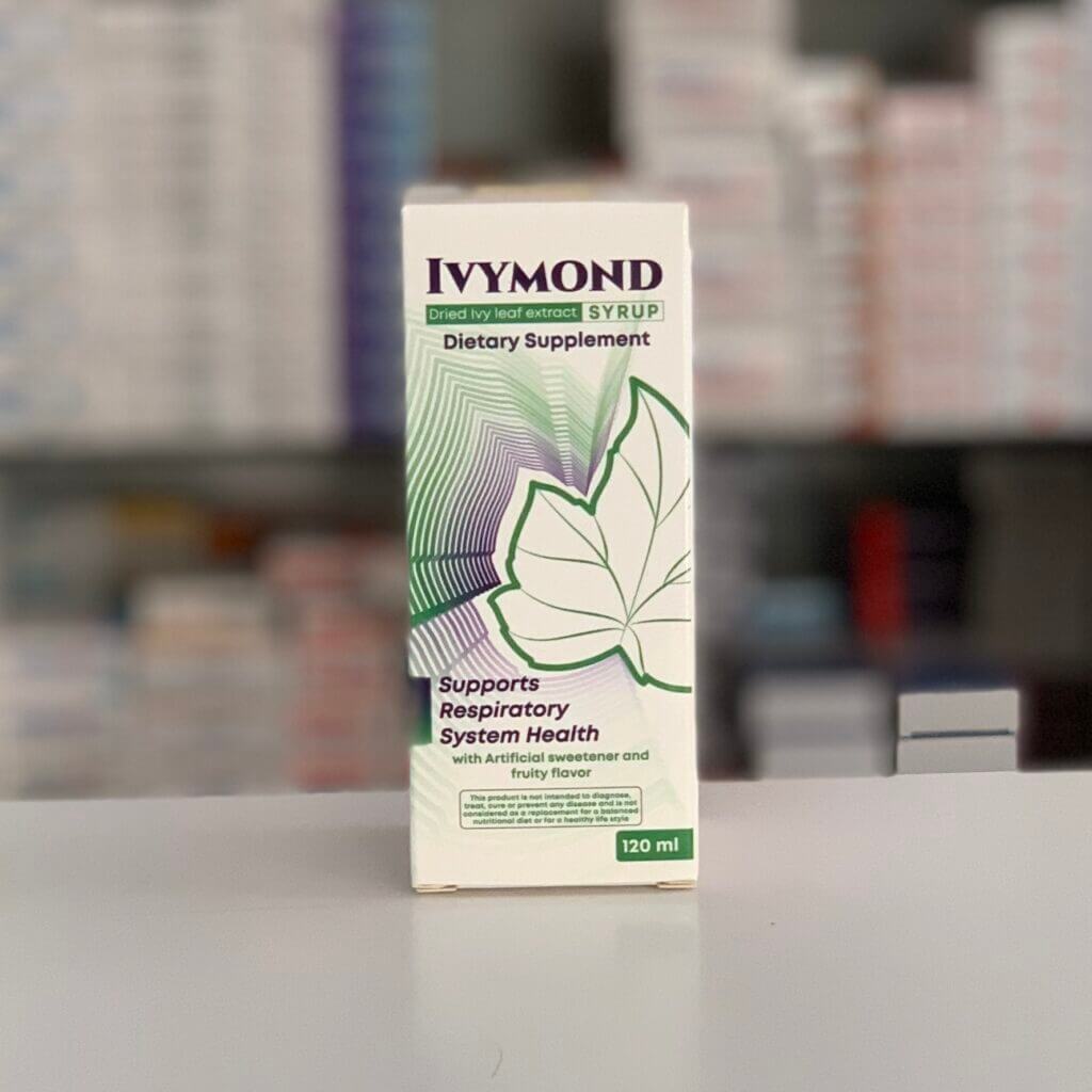 Ivymond Dried Ivy leaf extract Syrup 120 ml