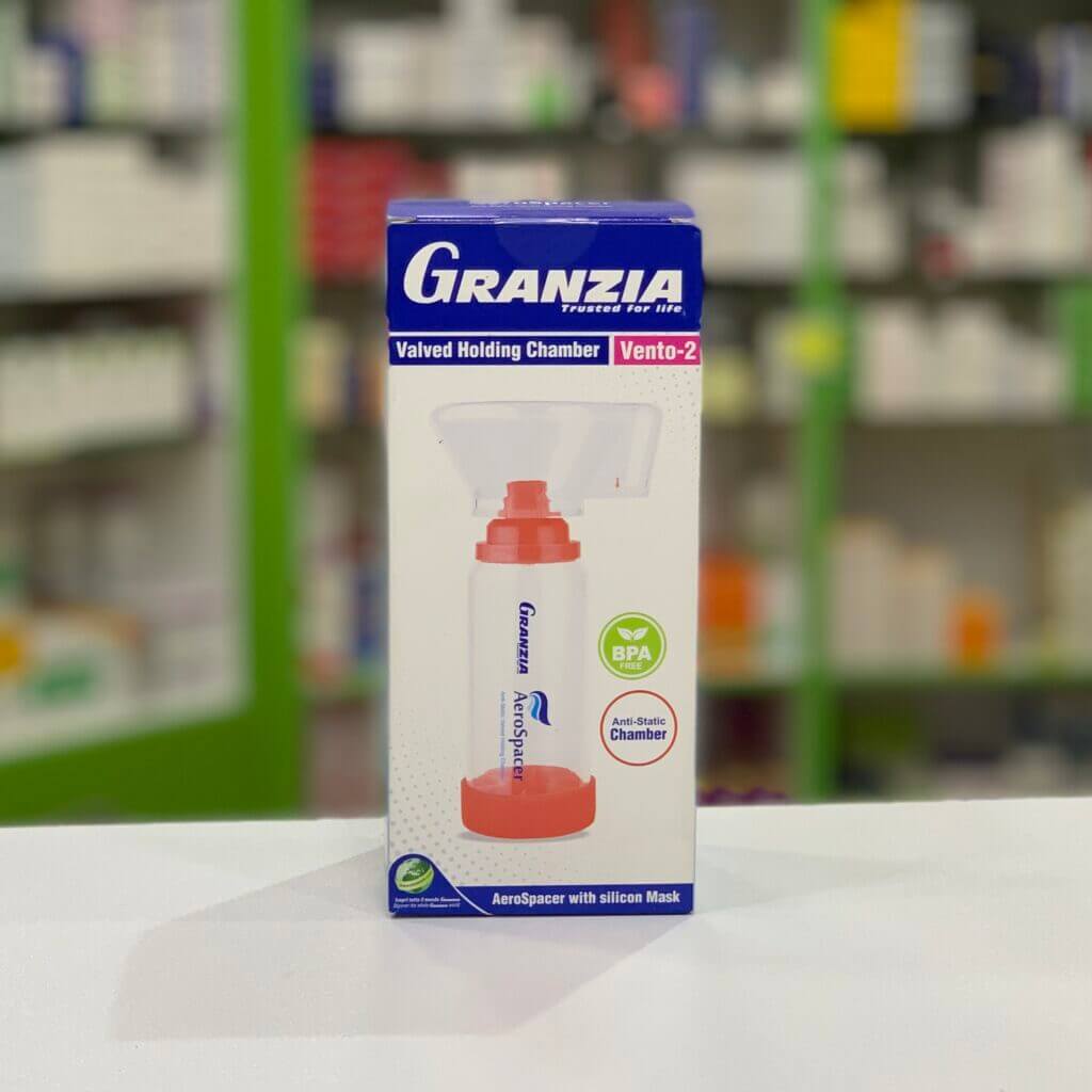 Granzia Valved holding chamber 1 piece