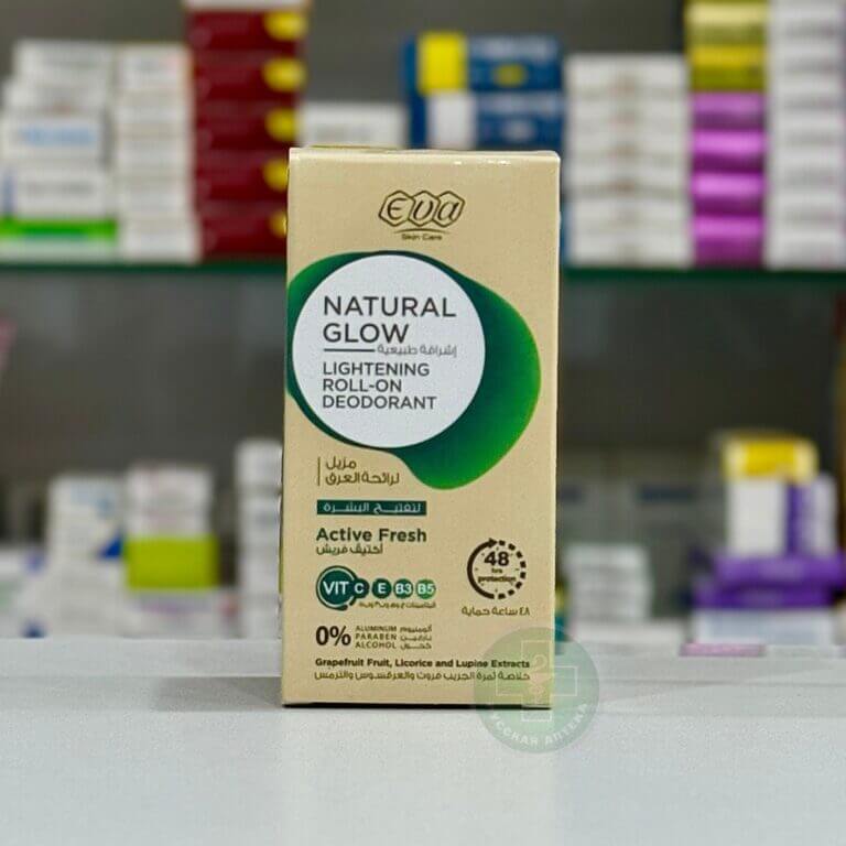 ЕВА Скин Кер Осветляющий шариковый дезодорант Натуральное сияние Активная Свежесть, 60 г