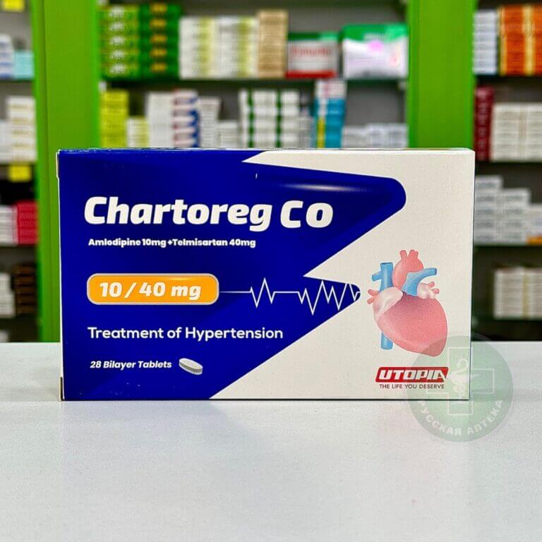 Chartoreg Co 10/40 mg 28 tablets.