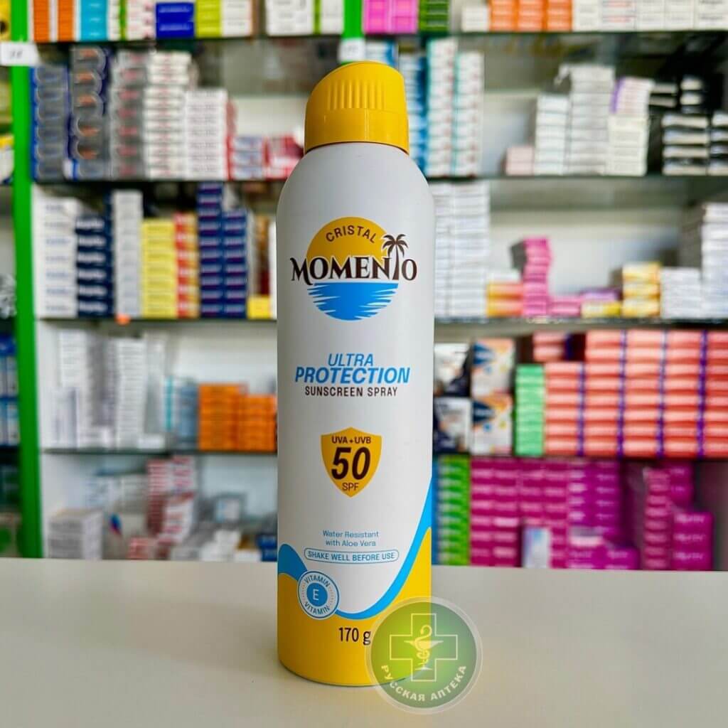 Cristal Momento SPF50 Sunscreen spray 170 gm