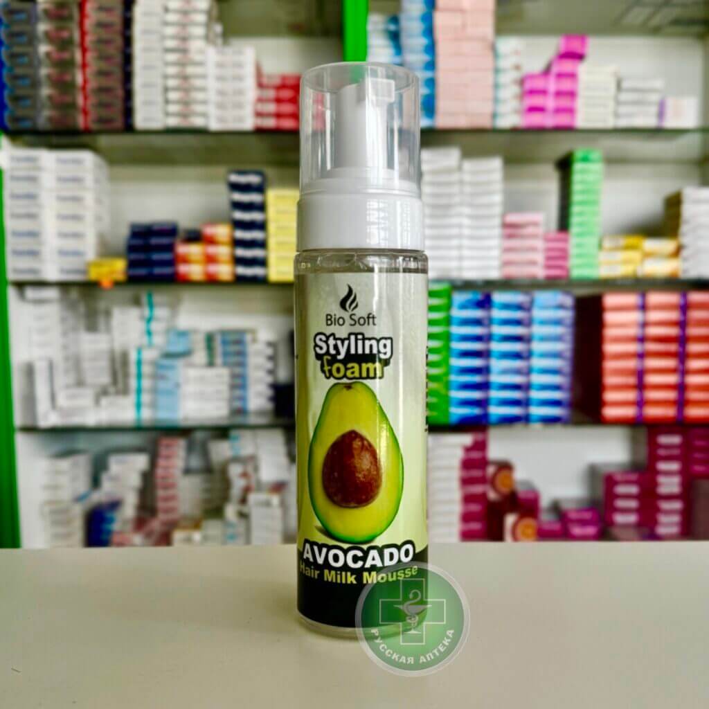 Bio Soft Styling foam Avocado Hair Milk mousse 200 ml