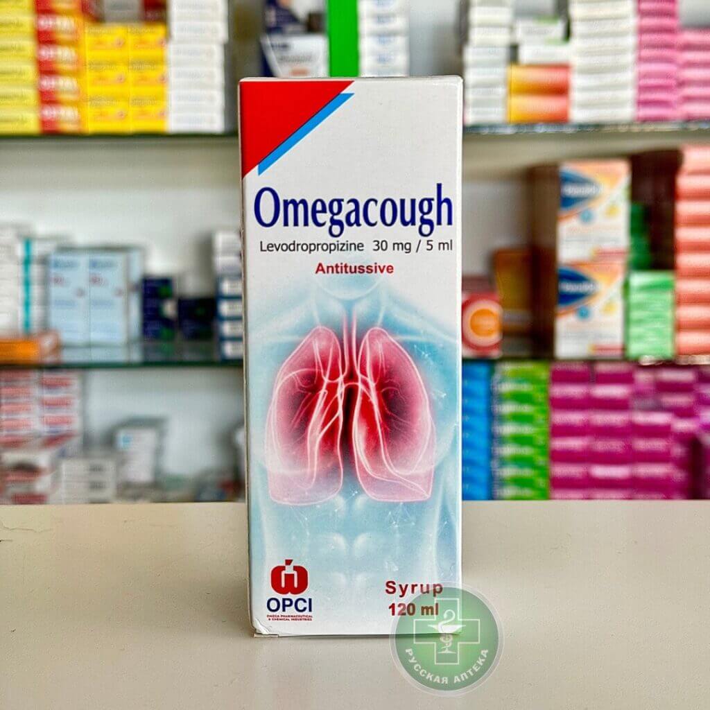 Omegacough syrup 30 mg 120 ml