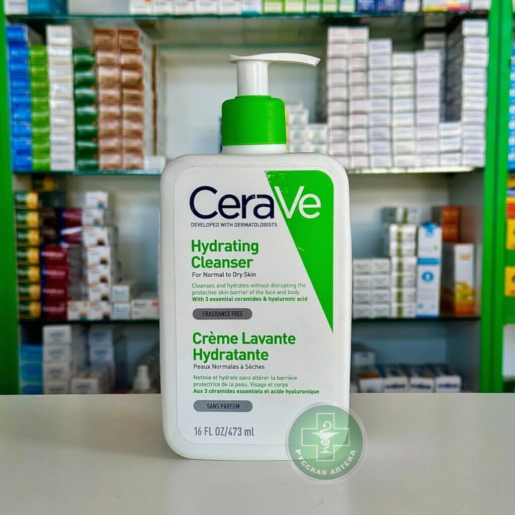 CeraVe Увлажняющее, очищающее средство для нормальной и сухой кожи 473 мл
