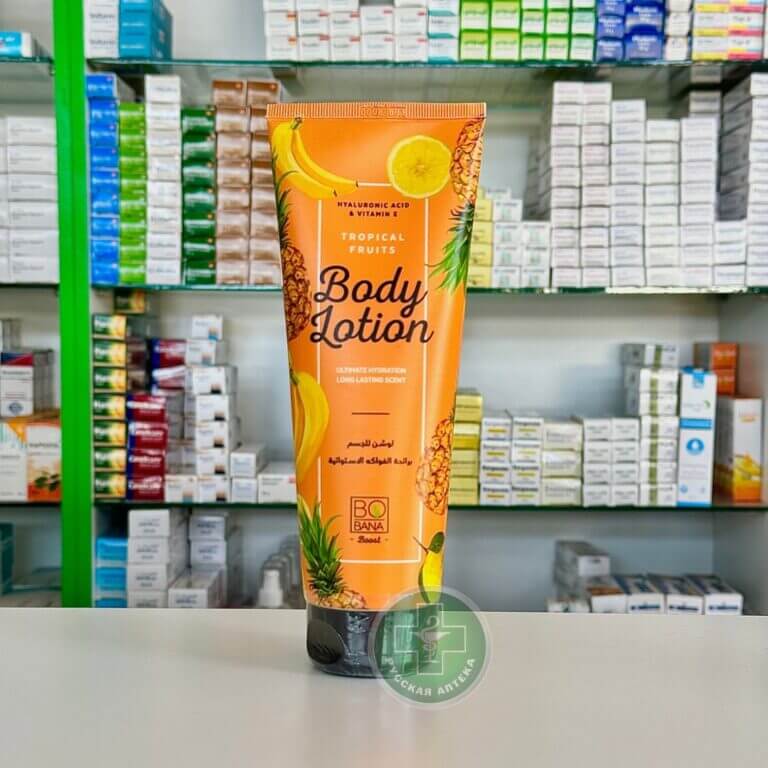 Bobana Body Lotion Tropical Fruits with hyaluronic acid & vitamin E 240ml