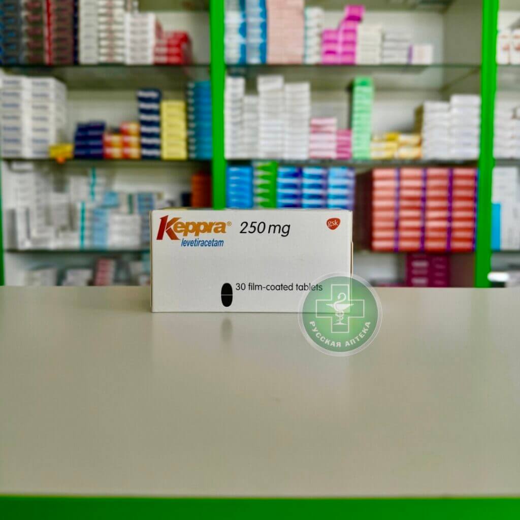 Keppra 250 mg, 30 tablets