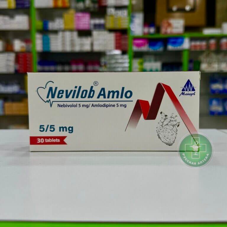 Nevilob Amlo 5/5 mg 30 tablets