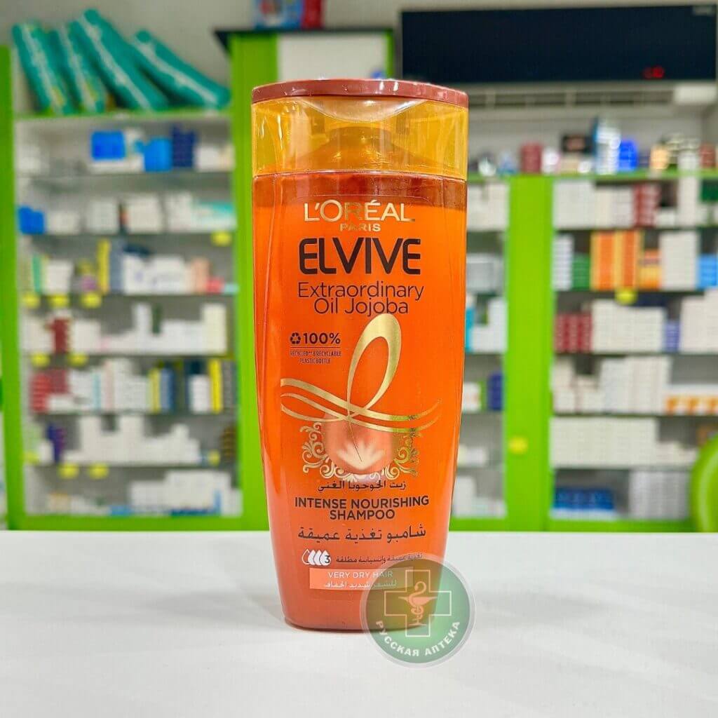 Loreal Paris Elvive Интенсивный питательный шампунь с маслом жожоба для очень сухих волос 200 мл