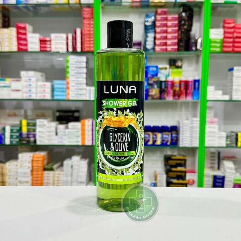 Луна Гель для душа Глицерин и олива 500 мл