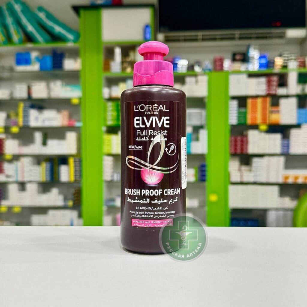 L'Oreal Elvive Full Resist Brush Proof Cream for weakened hair, tendency to fall 200 ml